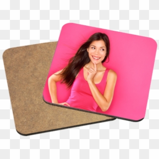 Sublimation Blank 90x90mm Mdf Square Wooden Coaster - Sublimation Coaster, HD Png Download