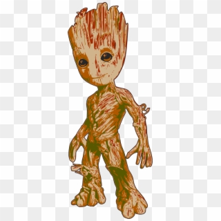 Groot Guardians Of The Galaxy Cartoon, HD Png Download