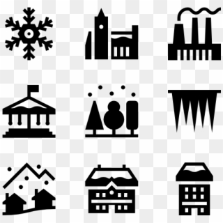 Winter Town - Activities Icon Png, Transparent Png