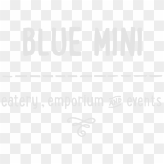 Blue Mini Logo White - Poster, HD Png Download