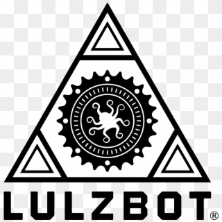 Lulzbot Logo R Bw - Realistic 3d Printed Mask, HD Png Download