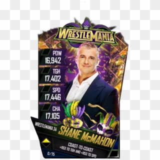 Shane Mcmahon Png - Wwe Supercard Wrestlemania 34 Cards, Transparent Png