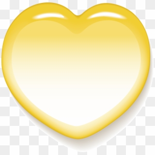 Big Yellow Heart - Heart, HD Png Download
