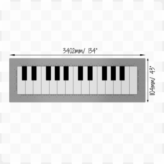 Dimensions - Musical Keyboard, HD Png Download
