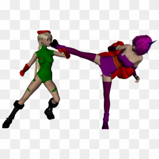 Old Cammy And Ayane Models Fighting Photo Cammy Vs - Figure Skating Jumps, HD Png Download