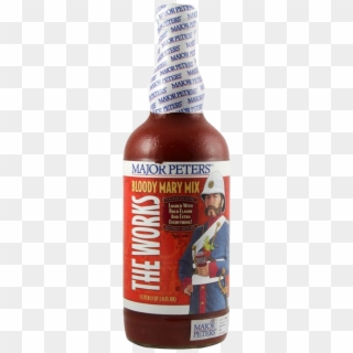 Major Peters Bloody Mary Mix - Glass Bottle, HD Png Download