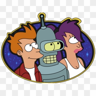 Futurama Fry Leela And Bender, HD Png Download