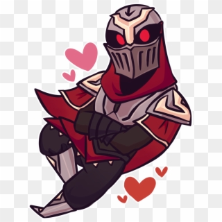 Galactic Titty ✨✨ On Twitter - League Of Legends Zed Chibi, HD Png Download