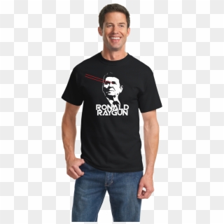 Standard Black Ronald Raygun - Parody Drug Shirts, HD Png Download