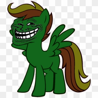 Goldenfly Troll Face By Theirishbronyx-d4u27wh Zps2deao1ep - Troll Face Pony, HD Png Download