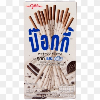 Pocky Cookies & Cream - Glico Pocky Cookies And Cream, HD Png Download