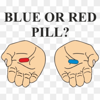 Blue Or Red Pill - The Brick Lane Gallery, HD Png Download