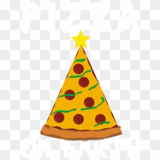 Pizza On Earth Christmas Tree - Christmas Pizza Png, Transparent Png