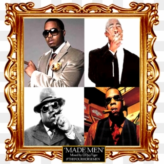 Made Men Ft Pac, Nas, Jayz And Biggie - Notorious Big - Biggie Smalls Artwork 3, HD Png Download