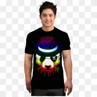 Panda Head Hunter T-shirt - Disney Metal Shirt, HD Png Download