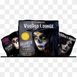 Voodoo Lounge 6th Annual Halloween Dance Party - Masque, HD Png Download