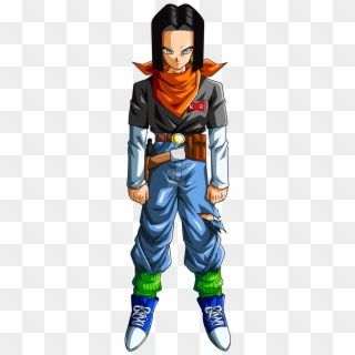 Android 17 By Michsto - Dbz Android 17 Gt, HD Png Download
