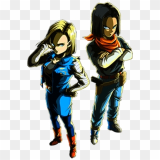 Pin By Christopher Boyd On Android 17 And 18 - Android 18 And 17 Png, Transparent Png