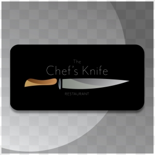Big Chefs Knife - Utility Knife, HD Png Download - 1500x1500(#5400171 ...