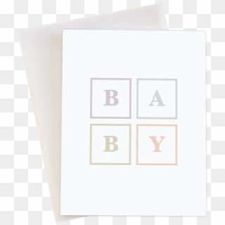 Home / Single Cards / Baby / Blocks - Paper, HD Png Download