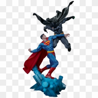 Batman Vs Superman - Dc Comics Statue Batman Vs Superman, HD Png Download