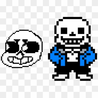 Undertale Sans with a blue eye Perler by NomDePixel