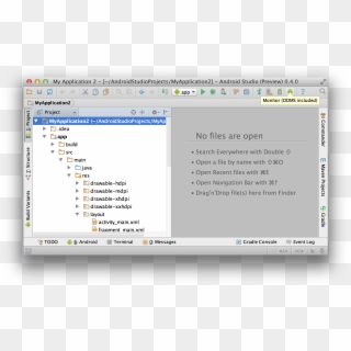 Ide Window Showing Monitor Button - Open Android Monitor In Android Studio, HD Png Download