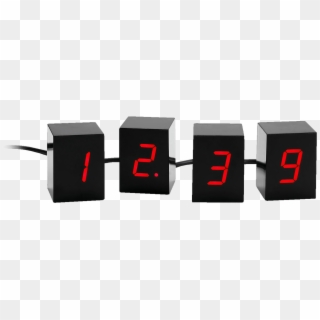 Numbers Led Clock-0 - Graphics, HD Png Download
