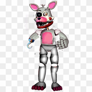 Rockstar Foxy To Pre-mangle Mangle Foxy Fnaf6 Fnaf2 - Fnaf Pizzeria Simulator Rockstar Foxy, HD Png Download