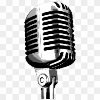 Mic Drawing Radio Microphone - Open Mic Clip Art, HD Png Download