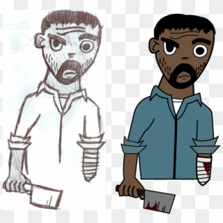 I Drew Lee Everett In The Style Of Scott Pilgrim, And - Cartoon, HD Png Download