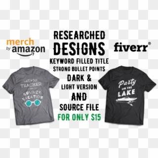 I Will Make Merch By Amazon T Shirt Design, Keywords - Amazon, HD Png Download