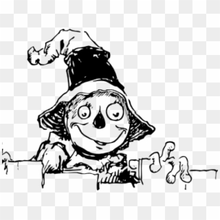 Scarecrow Clipart Wizard Oz - Animasi Orang Orangan Sawah, HD Png Download