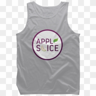 Apple Slice Circle Logo Apparel - Active Tank, HD Png Download