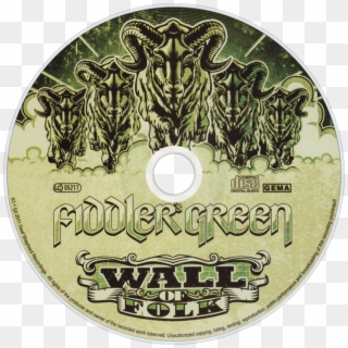 Fiddler's Green Wall Of Folk Cd Disc Image - Cd, HD Png Download