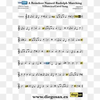 Rudolph The Red Nosed Reindeer Sheet Music Pdf - Glenn Miller Trumpet Sheet Music, HD Png Download