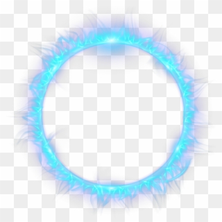 Blue Combustion Fire Light Flame Circle Clipart - Circle, HD Png Download
