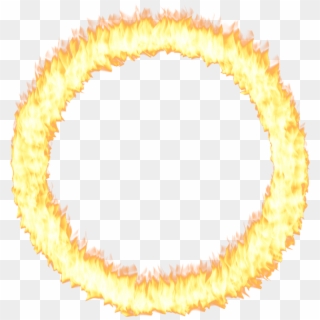Firering Fire Circle 3d Flames Sticker - Circle, HD Png Download