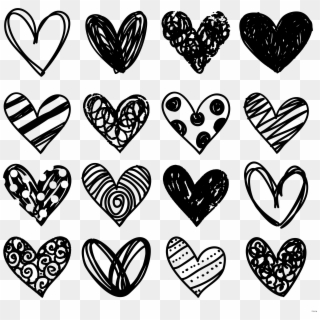 Drawing Heart Doodle Clip Art, HD Png Download