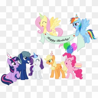 Go To Image - Little Pony Png Birthday, Transparent Png
