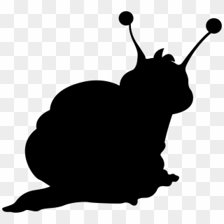 Snail Silhouette - Sitting Cat Silhouette Png, Transparent Png