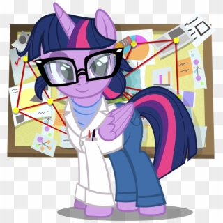 Ukulele Anime Rock Star Scientists Clipart - Mlp Sci Twi Pony, HD Png Download