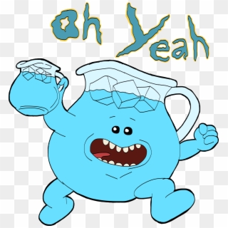 Rick And Morty, Kool Aid, Pickle, Psychedelic, Claire, - Mr Meeseeks Kool Aid, HD Png Download