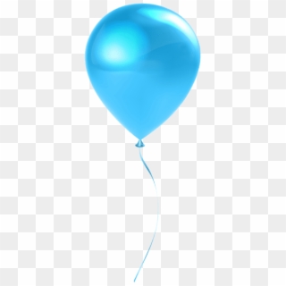 Free Png Download Single Sky Blue Balloon Transparent - Baby Blue Balloon Clipart Transparent Background, Png Download