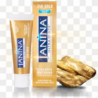 Janina 24k Gold Toothpaste - Janina Toothpaste Gold, HD Png Download