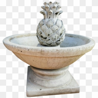 Concrete Pineapple Fountain , Png Download, Transparent Png