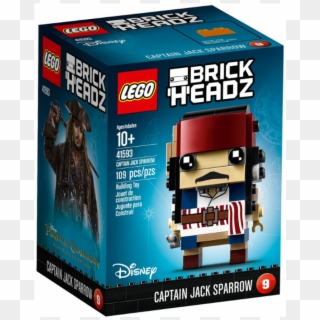 Lego Brickheadz Jack Sparrow, HD Png Download