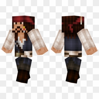 Minecraft Skin Pirates Of The Caribbean , Png Download - Green And Black Minecraft Skins, Transparent Png