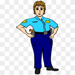 Police Officer Woman Can Stock Photo Police Station - Clipart Pictures Of Police Woman, HD Png Download