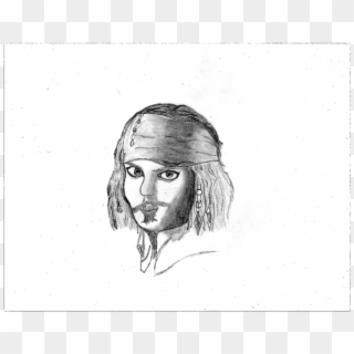 Clipart Transparent Stock Captain Jack Sparrow Sketch - 15 Ekspresi Wajah Sketsa, HD Png Download